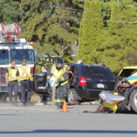 SUV Head On Collision SUV Head On Collision