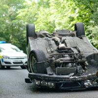 Car Rollover accident Car Rollover accident