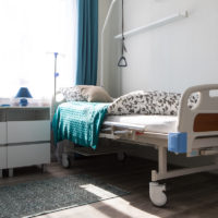 The interior room of a nursing home