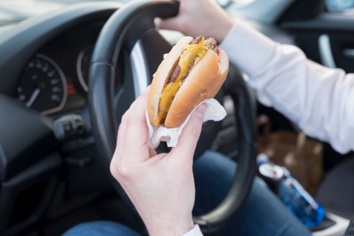 WV Distracted Driving Law Is It Legal to Eat While Driving?